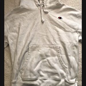 White Champion hoodie
